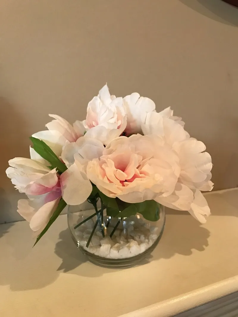DIY Chic Dollar Store Flower Arrangement - Paint Covered Kids