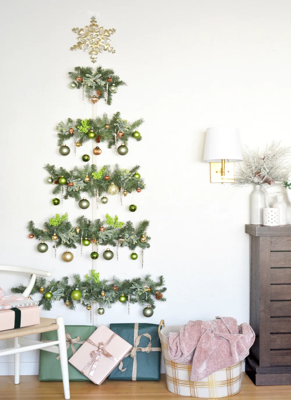 Diy Christmas Wall Hanging DIY Wall Christmas Tree Centsational Style