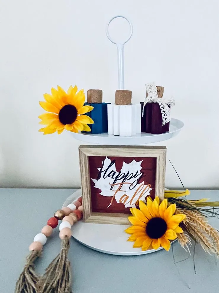 DIY FARMHOUSE DOLLAR TREE JENGA PUMPKINS - FALL DECOR | Kimspired DIY