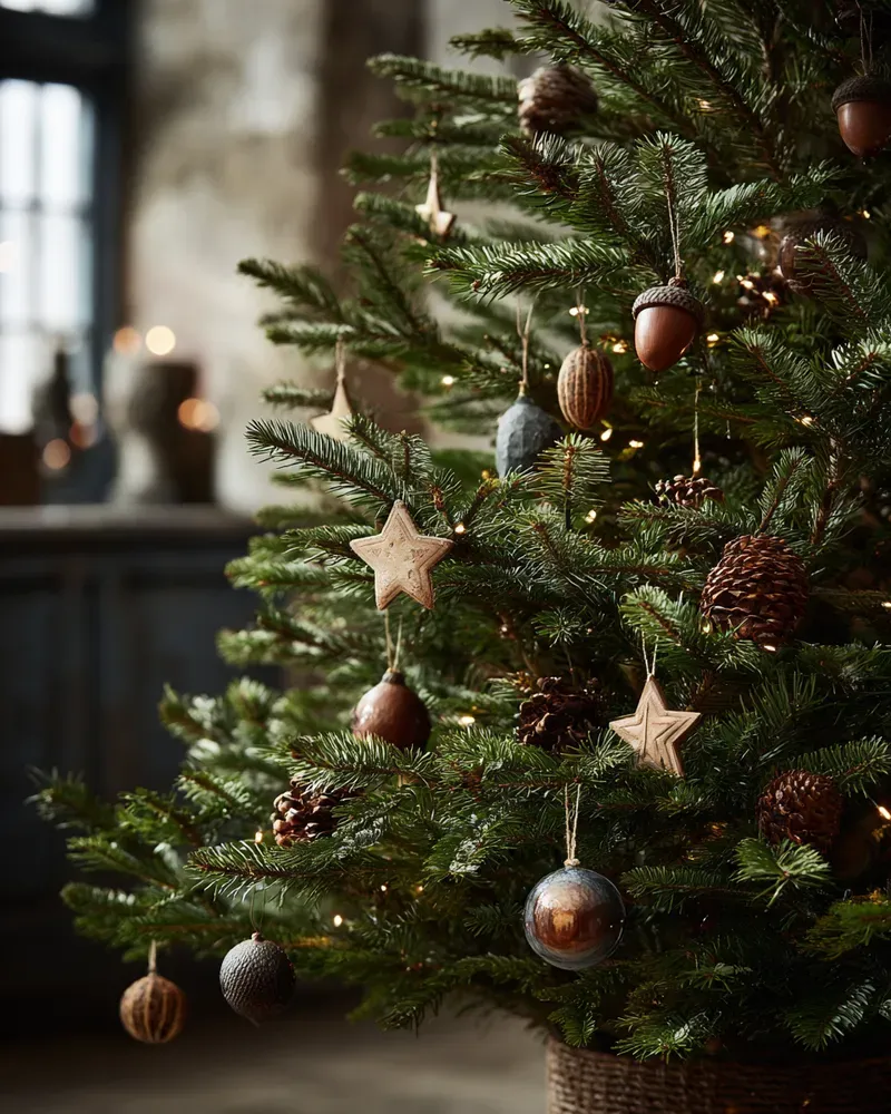 DIY Scandinavian Christmas Ornaments: Effortless Crafting for Natural Beauty 🌲💫