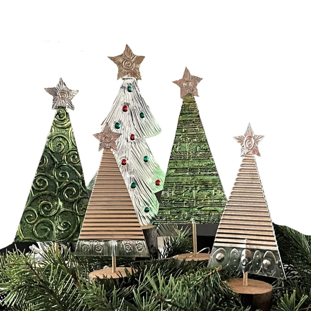 DIY Small Christmas Trees - ESMERIC ART