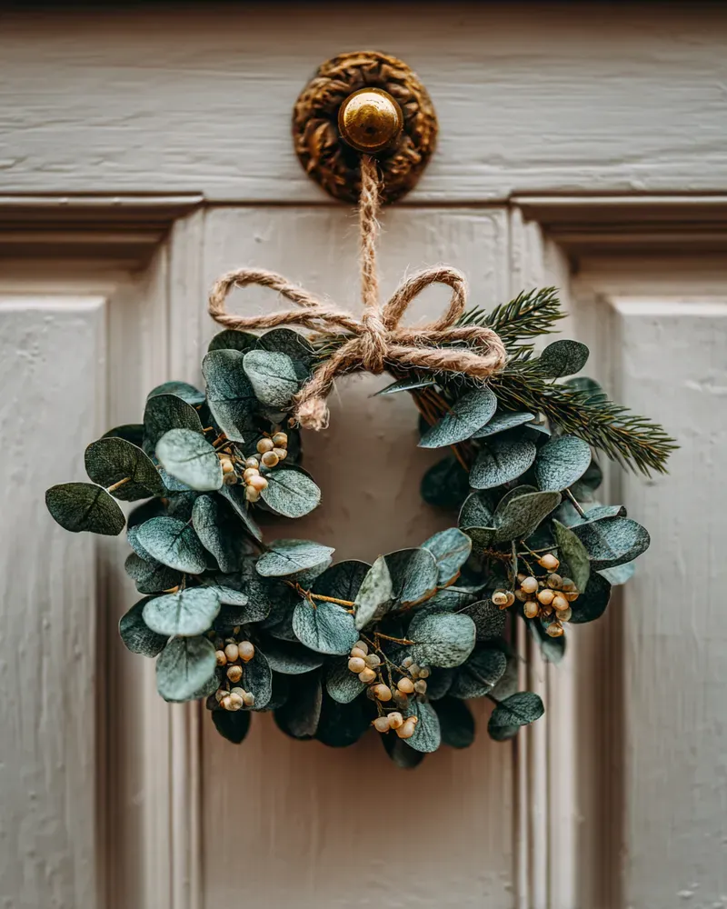 DIY: The Simplest, Most Elegant Christmas Wreath for Your Zen Space 🌿