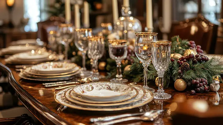 Download Elegant holiday dinner Image - Elegant, Holiday, Dinner | StockCake