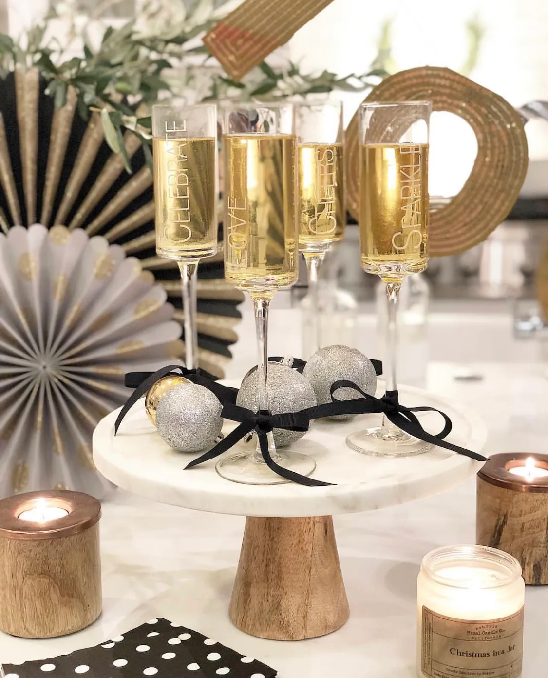 Easy New Year's Eve Decor - A Thoughtful Place