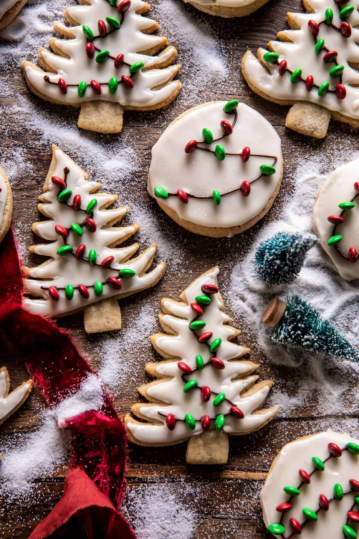 Easy Vanilla Bean Christmas Lights Cookies. - Half Baked Harvest