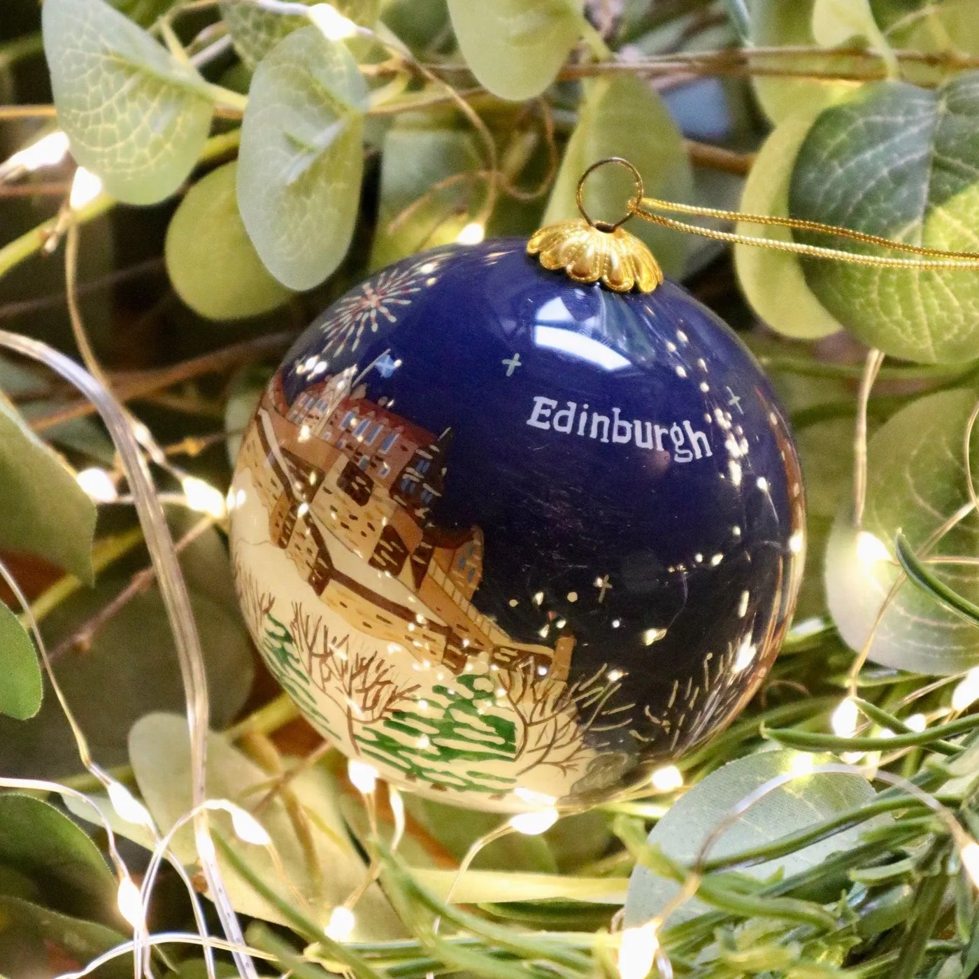 Edinburgh Scottish Christmas Decoration Bauble – Bonnie Bauble