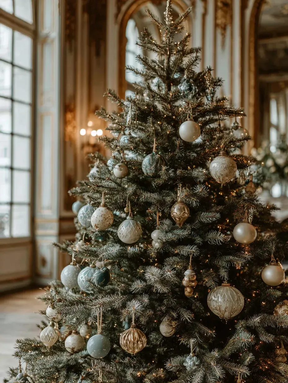 Effortless Parisian Christmas Tree: Simplicity & Style 🌲