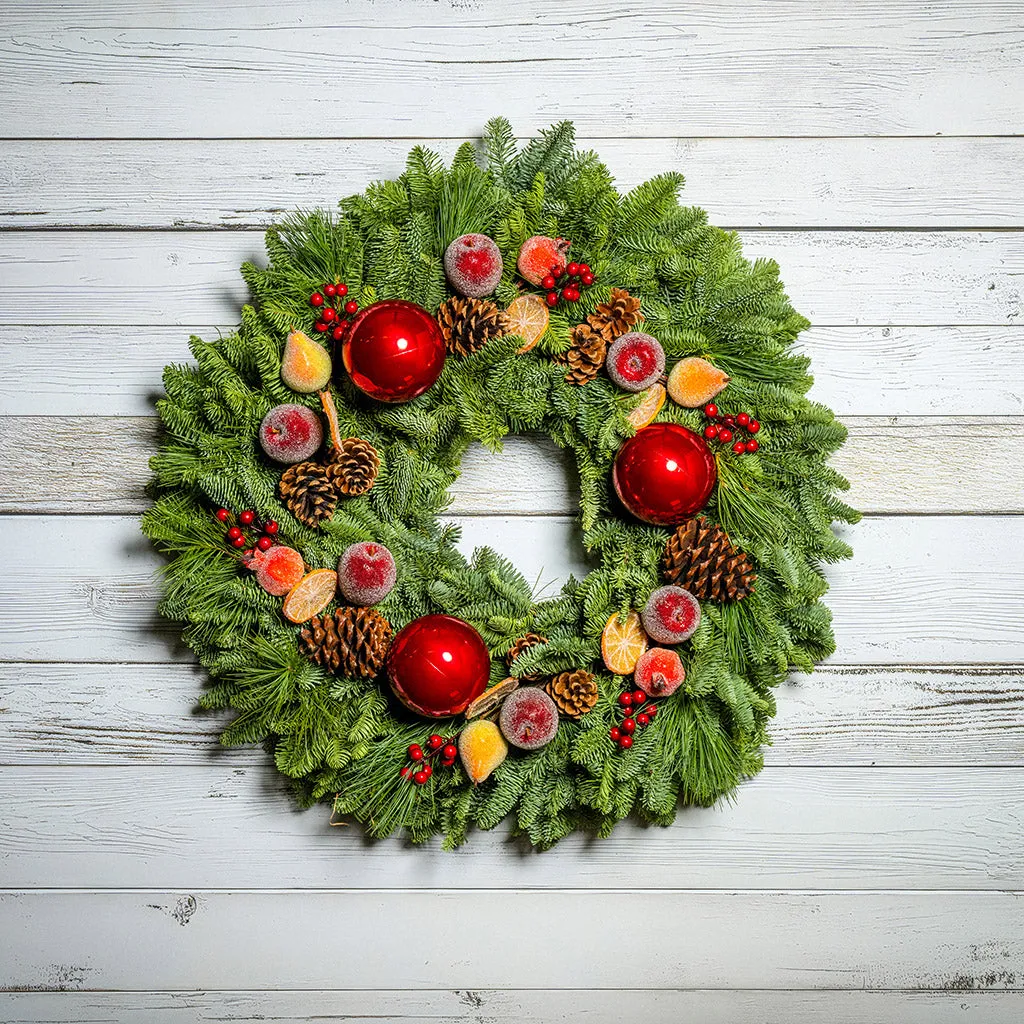 Elevate your holiday season with an authentic, real Christmas wreath, –  Lynch Creek Farm