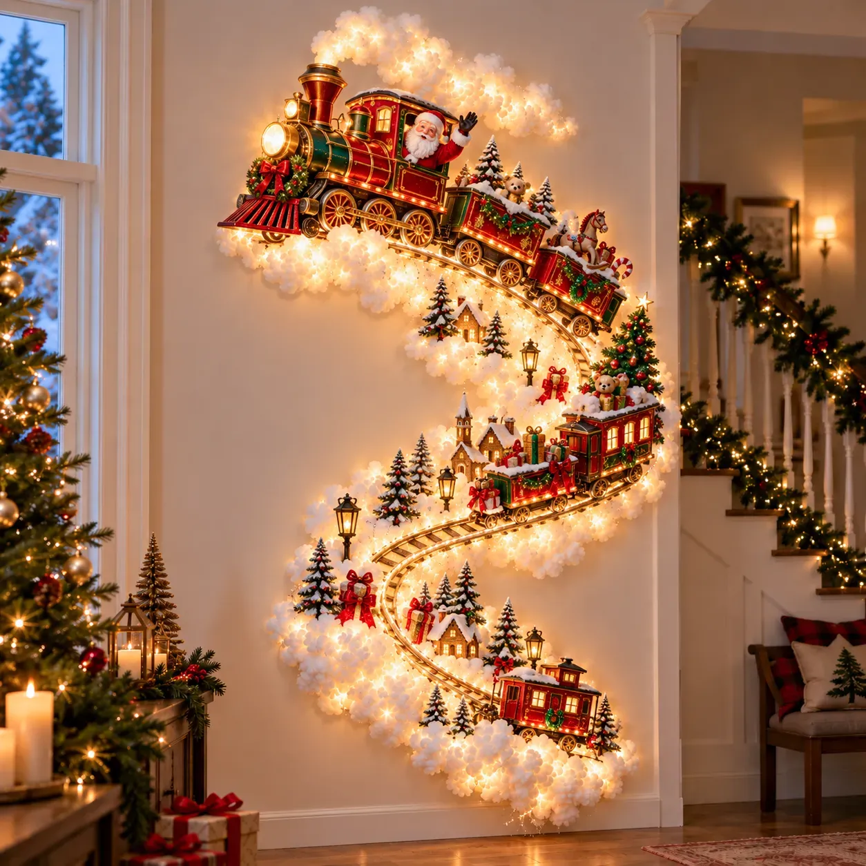 ✨ Enchanted Christmas Trail Wall Light | A Little Holiday Magic After – Firleno