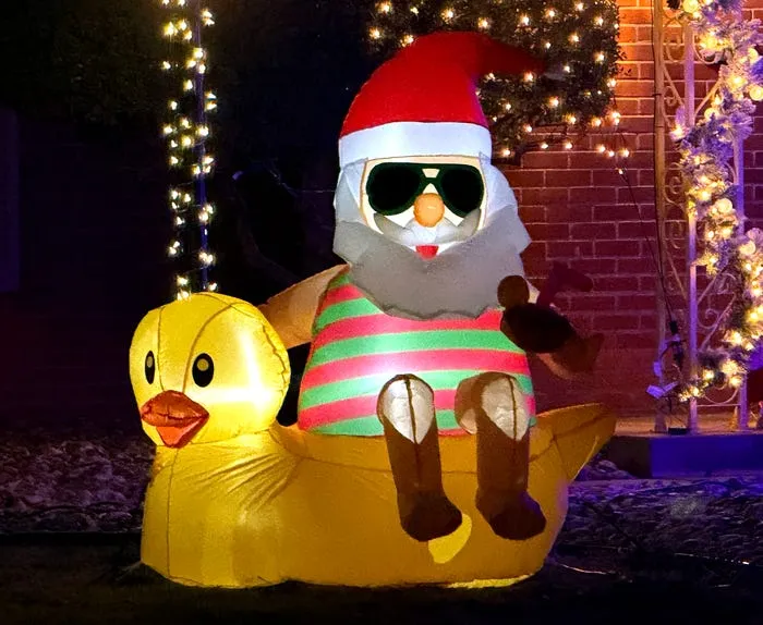 Finding the funny and the festive touring Abilene Christmas lights