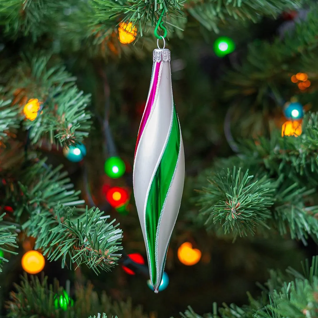 Folkstar Icicle Retro Christmas Ornament | The Polish Store