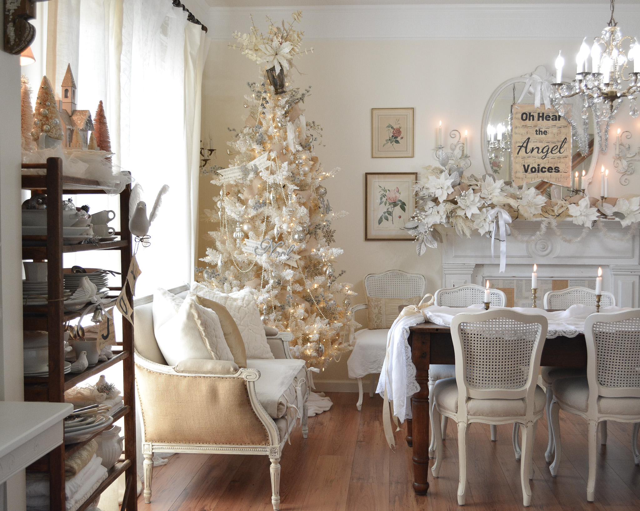 French Country Cottage Christmas How To Decorate Cottage Style For Christmas Janet Clark At Home