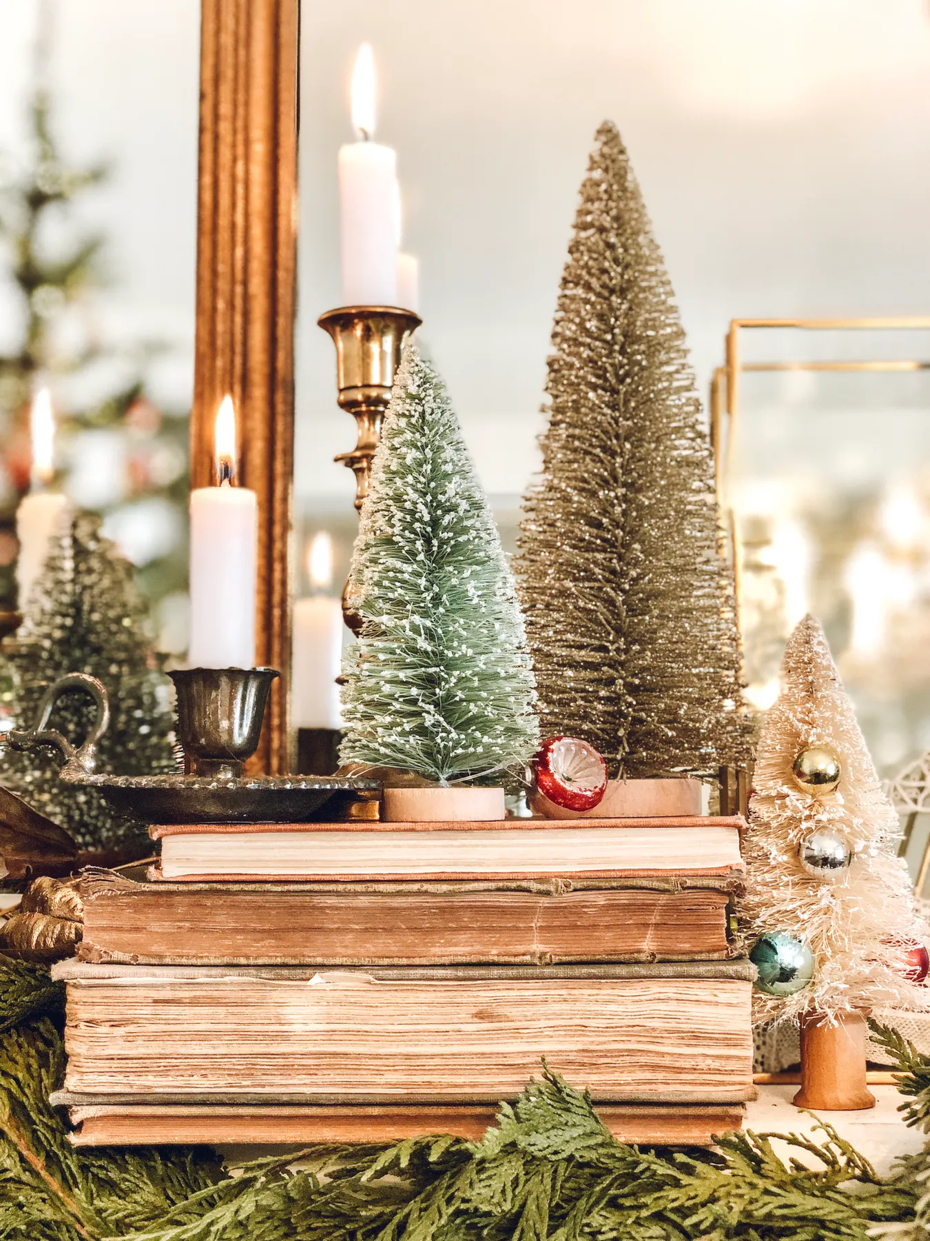 French Vintage Friday ~ bottle brush trees - LeCultivateur