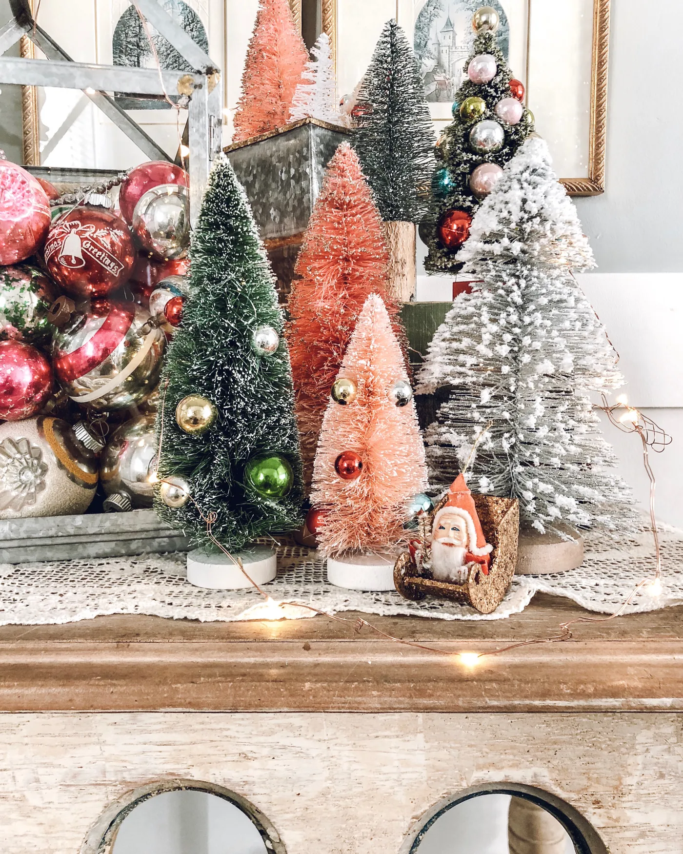 French Vintage Friday ~ bottle brush trees - LeCultivateur