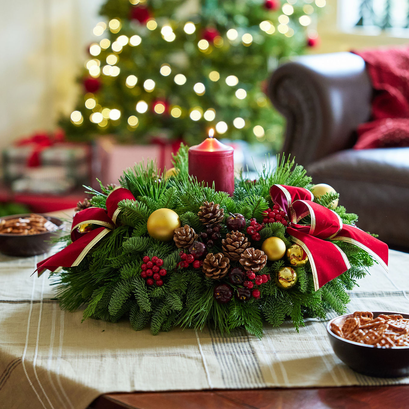 Fresh Holiday Centerpieces | Centerpiece Gifts | Lynch Creek Farm