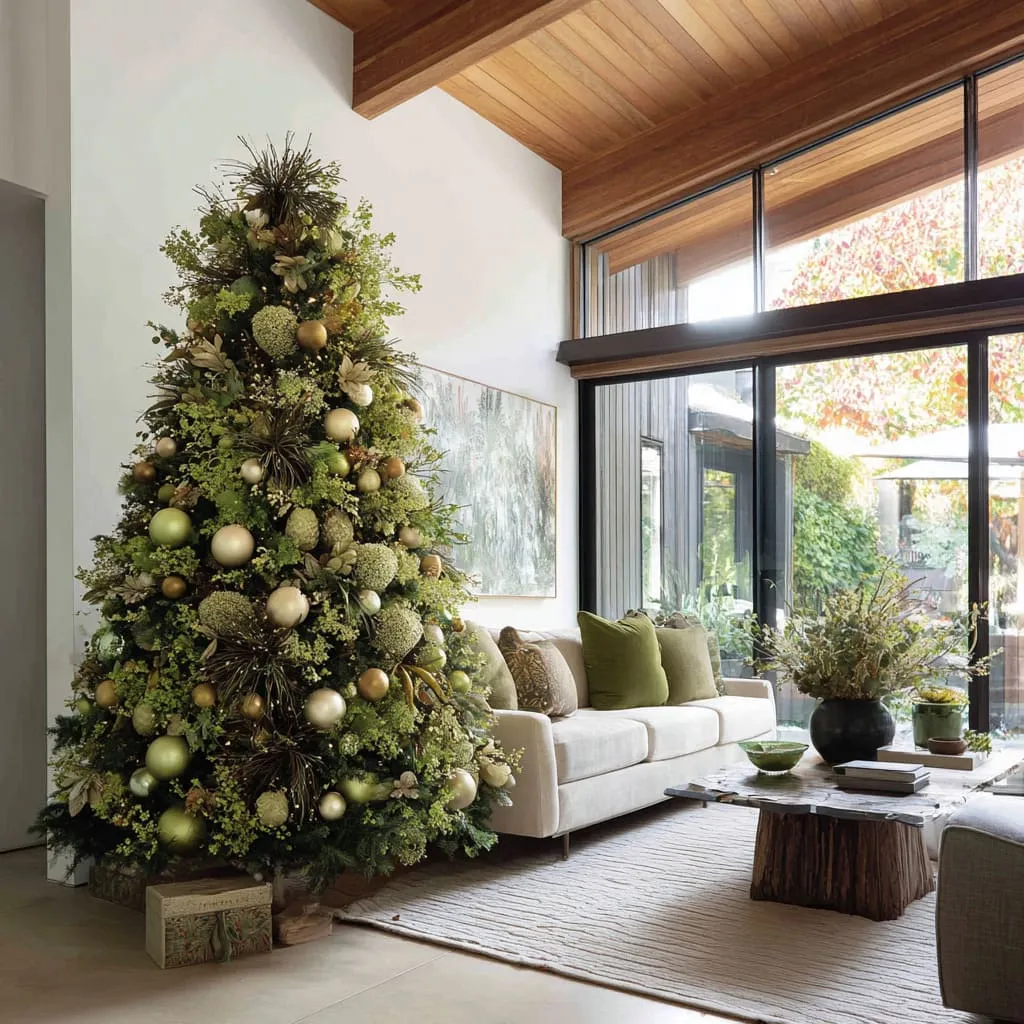Green Christmas Tree Style: Artistic Holiday Decorating Ideas