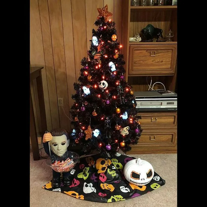 Halloween Christmas Trees Exist & You Might Like Them Even Better Than Jack-O'-Lanterns