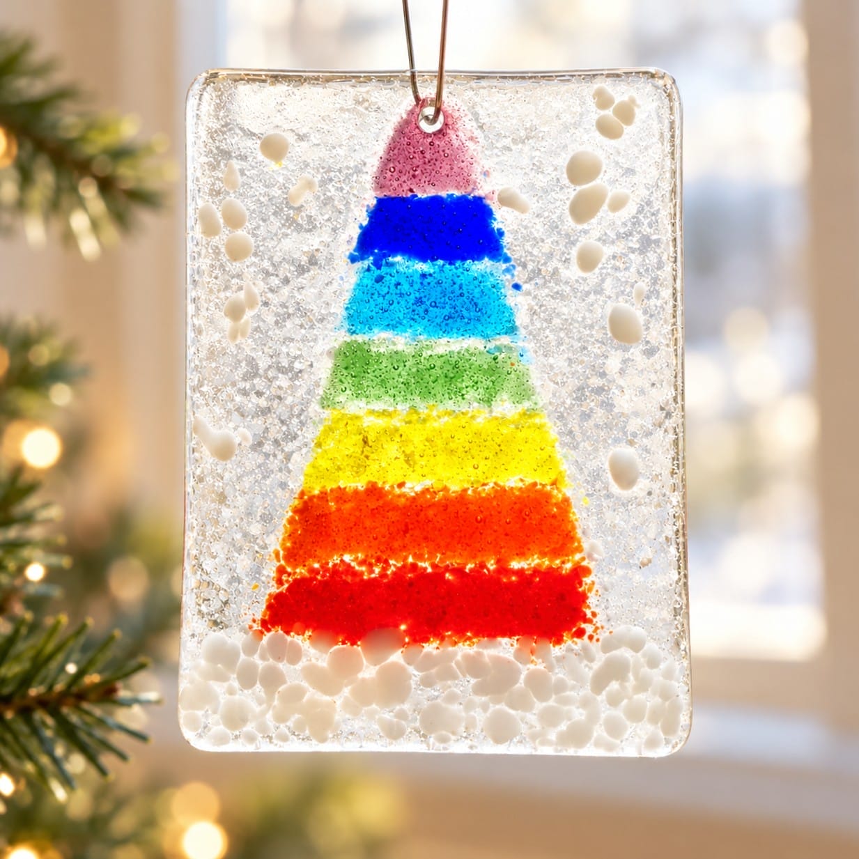 Handmade Christmas Tree Decorations UK | Fused Glass Ornaments
