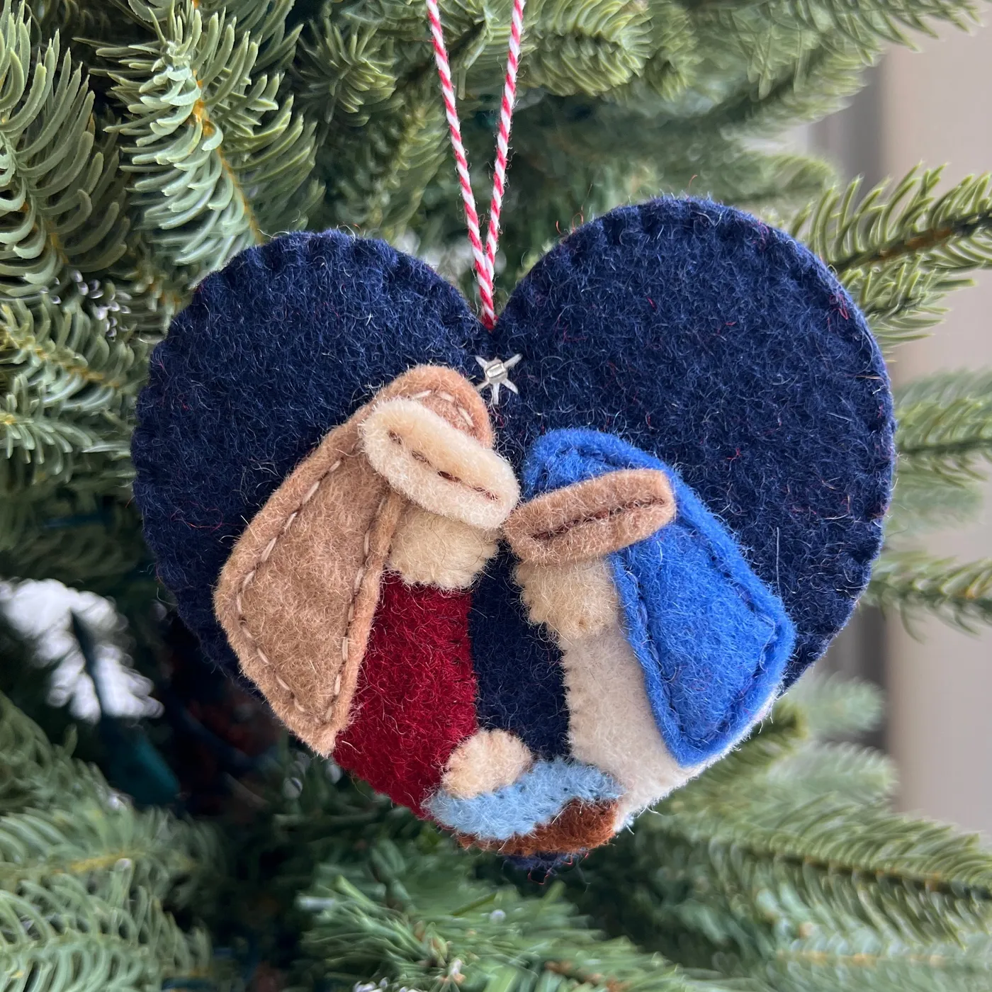 Heart Nativity Christmas Ornament | Handmade Gifts That Give Back | Ornaments 4 Orphans®