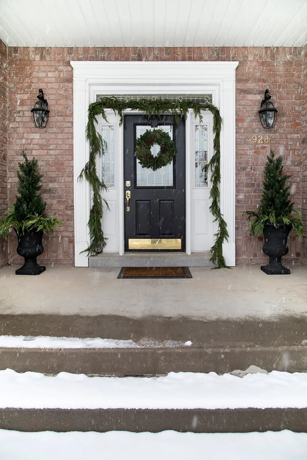 Holiday Christmas Home Exterior - Room for Tuesday