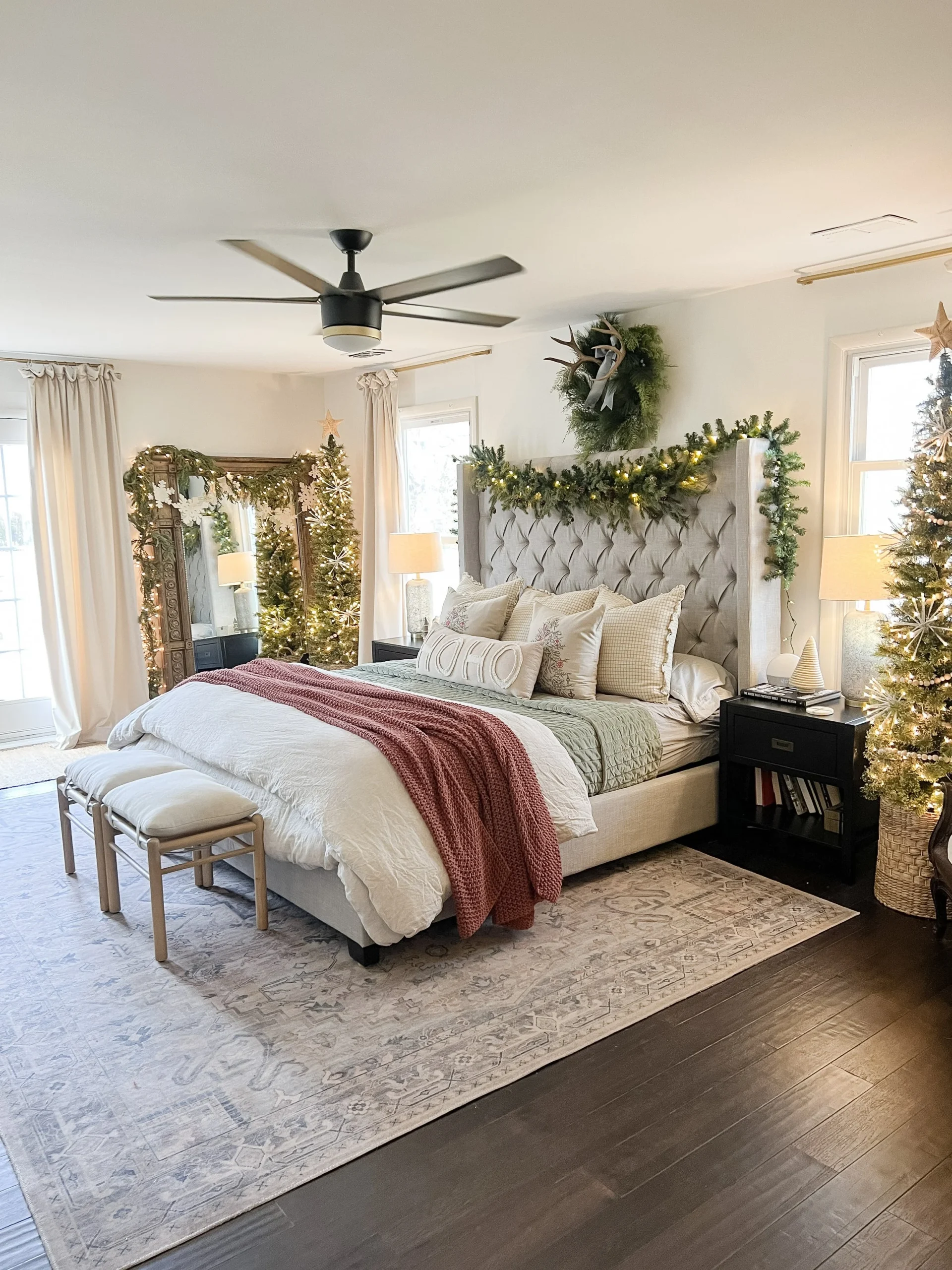 Holiday Home Tour 2022: Master Bedroom — Gathered Living