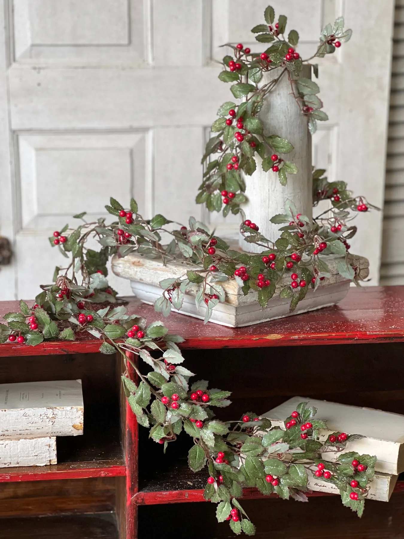 Holly Garland with Berry | 6' | JUST ARRIVED! - Lancaster Home & Holiday