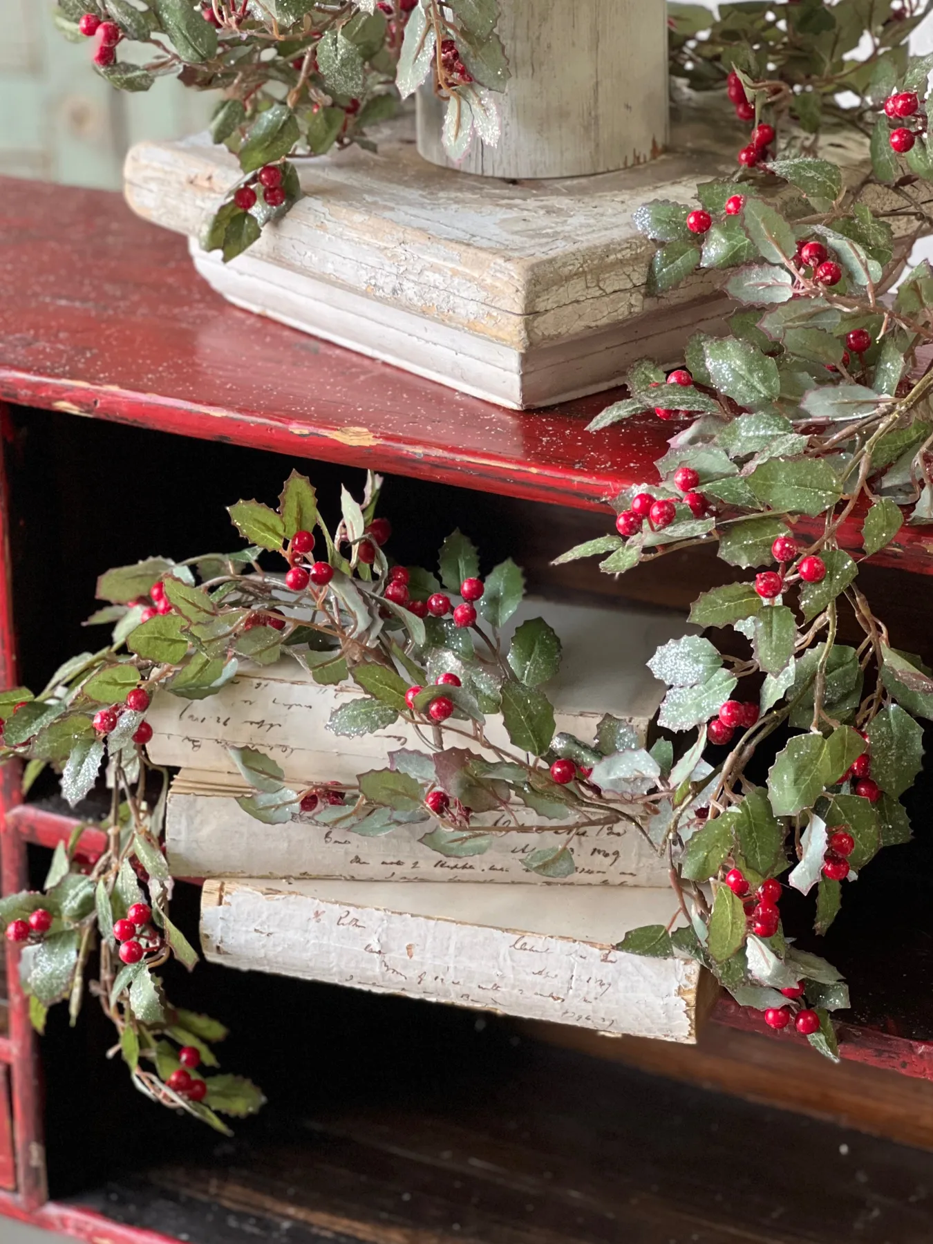 Holly Garland with Berry | 6' | JUST ARRIVED! - Lancaster Home & Holiday