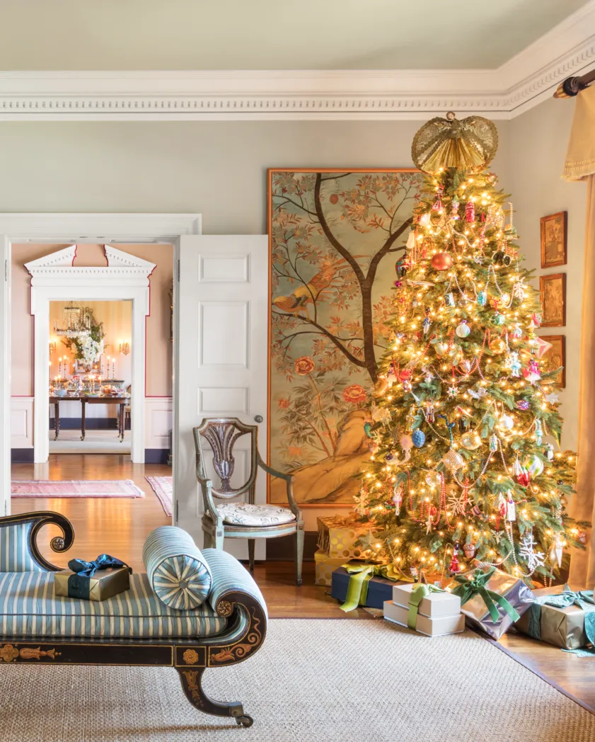Home Decorated Christmas Trees 43 Rustic Christmas Tree Ideas That Feel Cozy  And Timeless