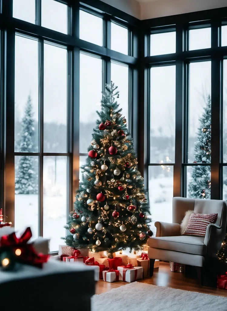 How To Create a Beautiful Christmas: Holiday Living Room Ideas