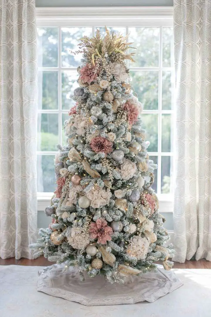 How To Decorate A Pink Tree For Christmas At Home