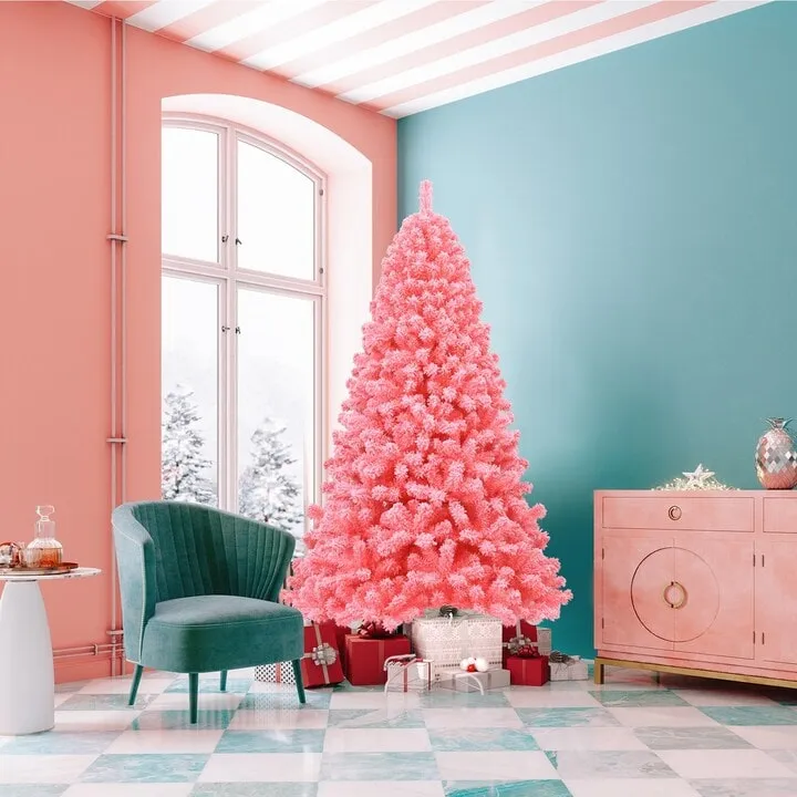 How To Decorate A Pink Tree For Christmas At Home