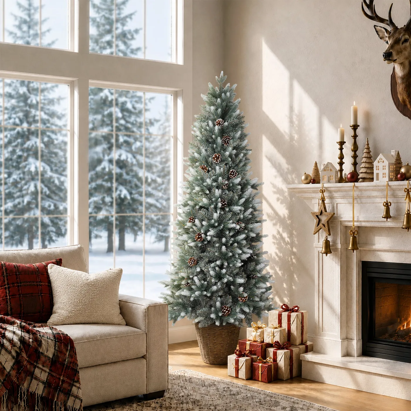 How to Decorate a Snow-Kissed Christmas Tree