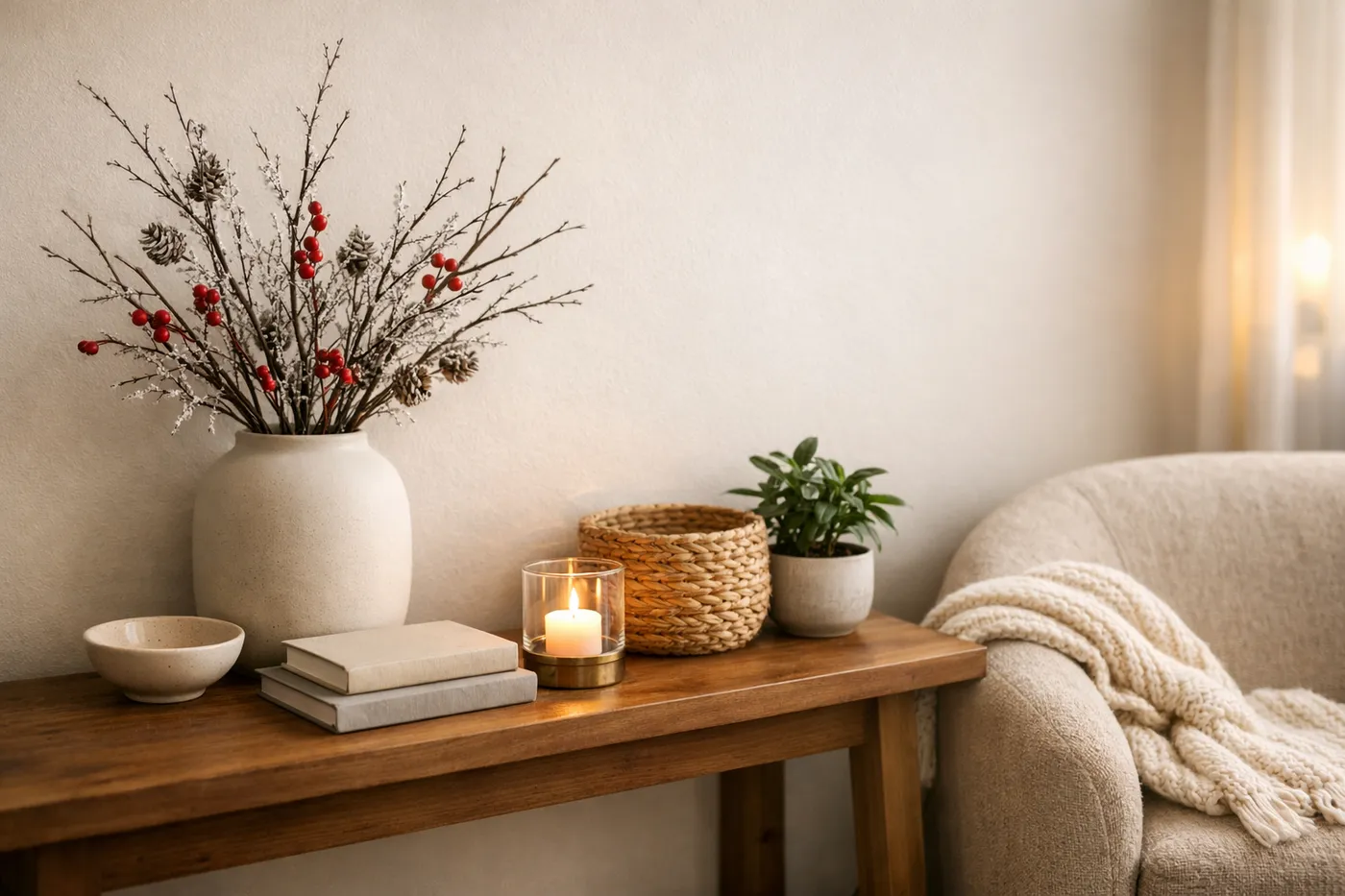 How to decorate your living room for winter | Heikoa