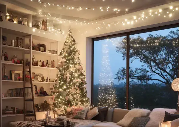 How to Hang Christmas Lights Around the Home and Outside – Ollny