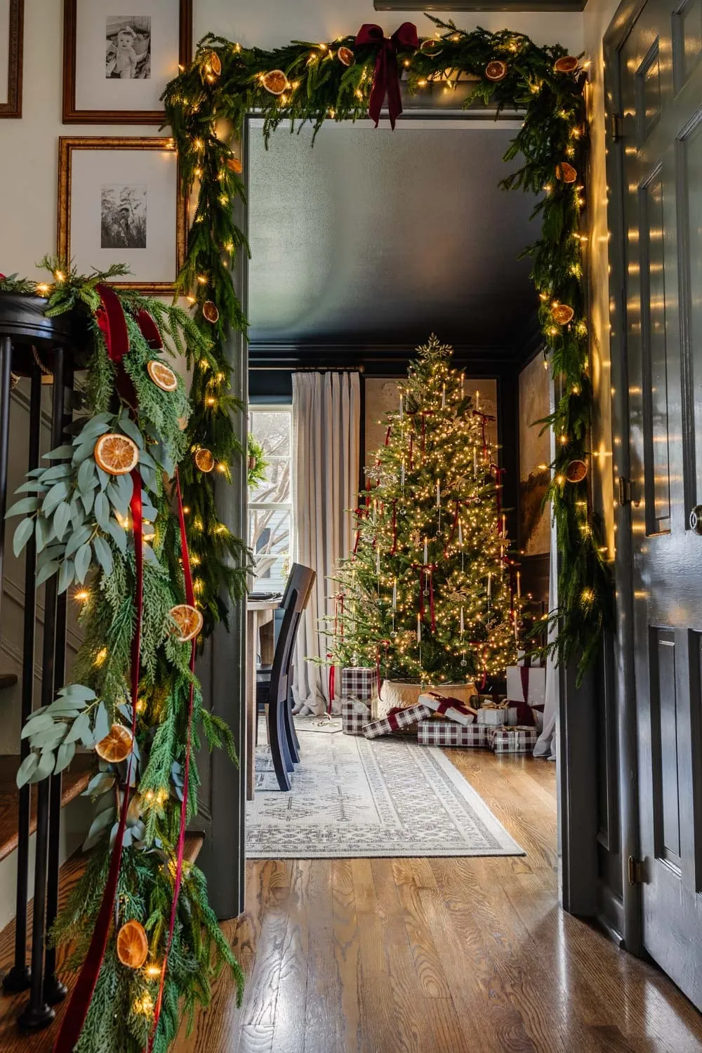 How to Hang Garland Over a Doorway (No Damage & Totally Customizable!) -  Bless'er House