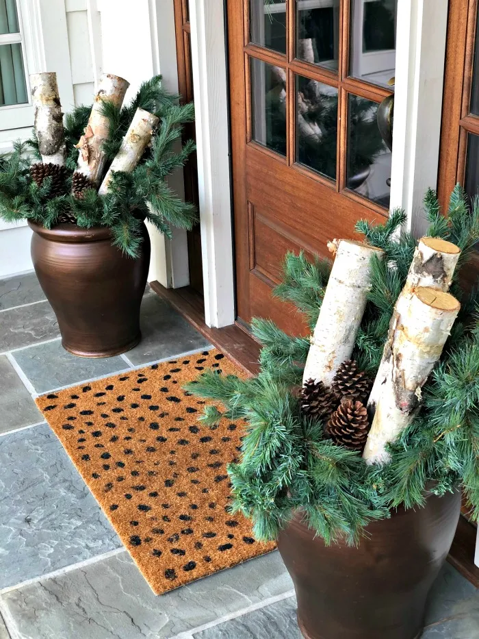 How to Style Your Porch Planters for Winter - Southern State of Mind Blog  by Heather