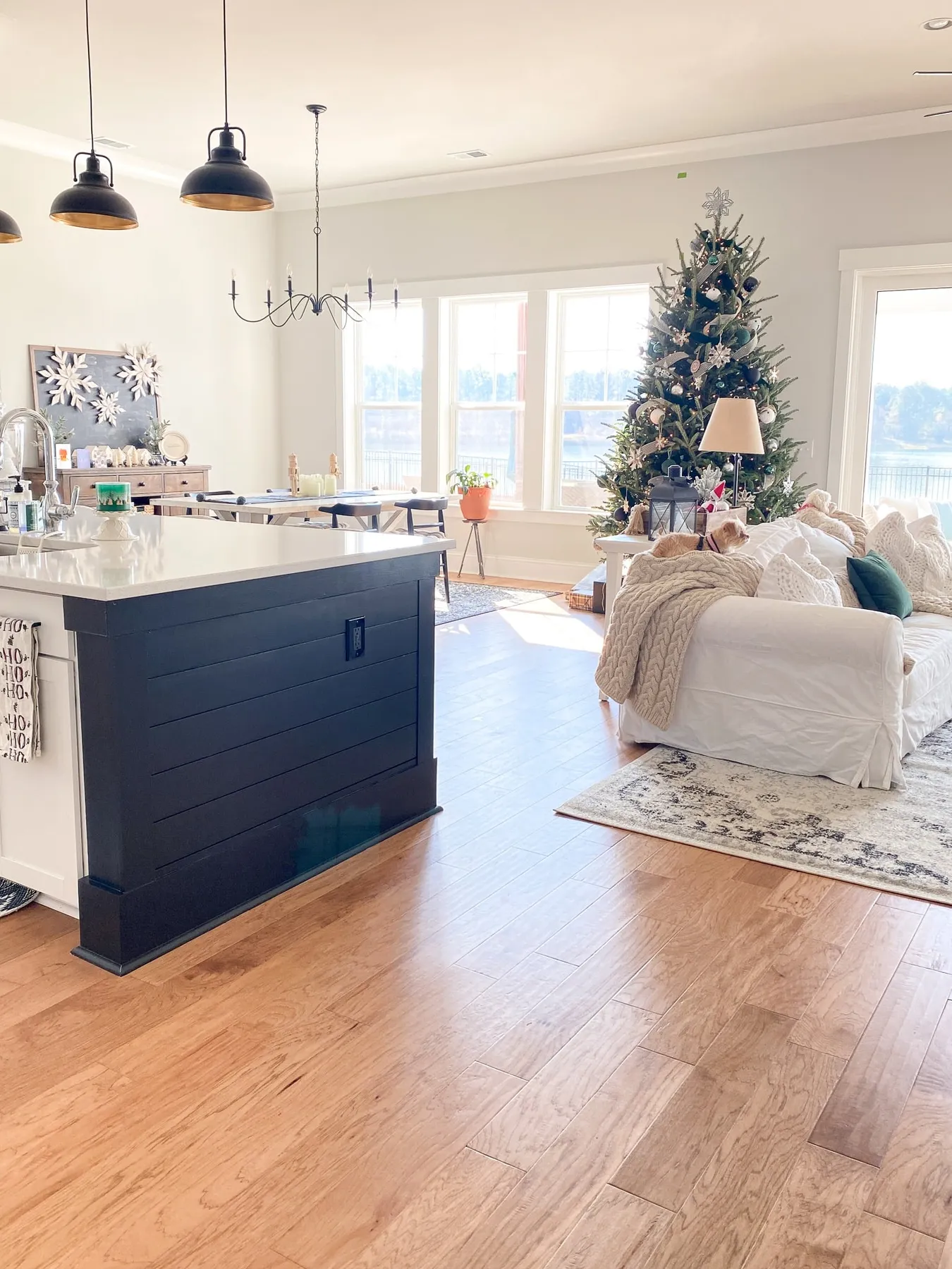 I am in LOVE with the color I picked for our shiplap kitchen island