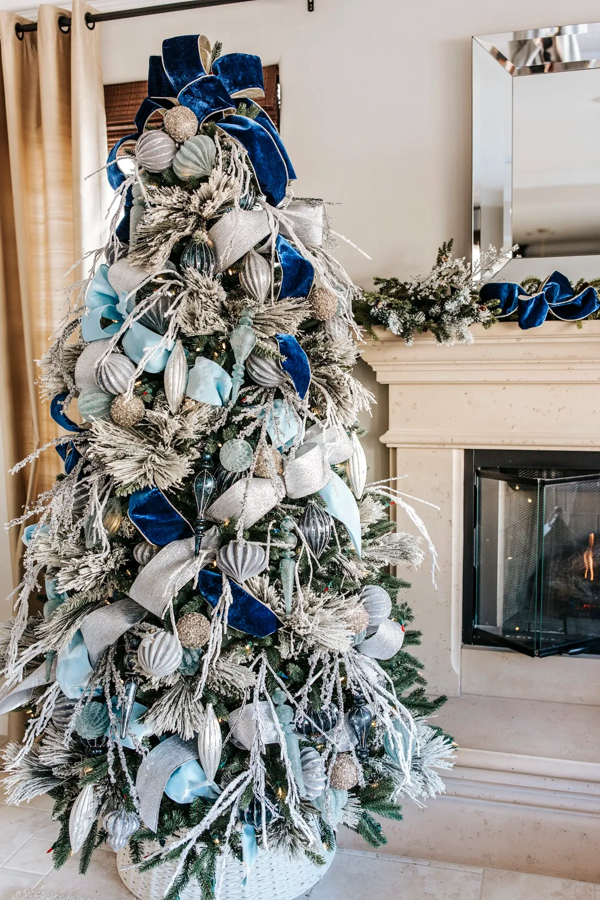 ICE BLUE WONDERLAND — Hearth Holiday Design | Bay Area Holiday Decorating  Services