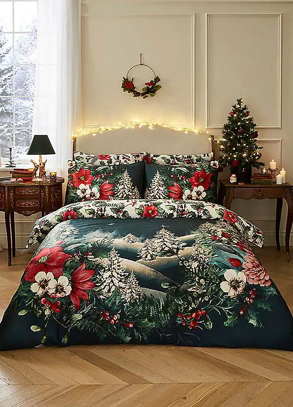 Joe Browns Winter Wonderland 200 Thread Count 100% Cotton Sateen Duvet Set | Curvissa