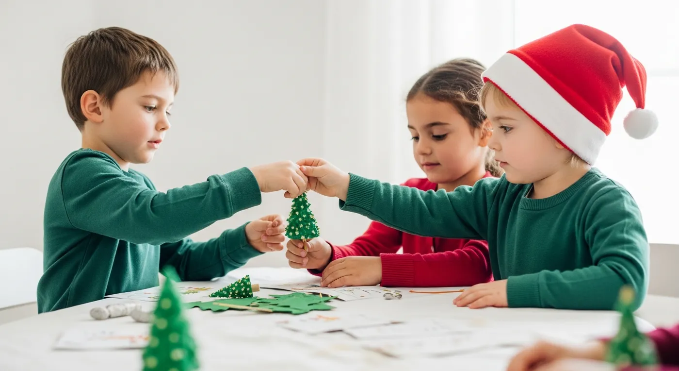 Kids Christmas Tree Crafts: Fun for Little Hands & Growing Voices | Speech  Blubs