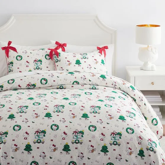 Kids Holiday Duvet Cover Winter Wonderland 3-piece Holiday Duvet Cover Set On Sale Bed Bath