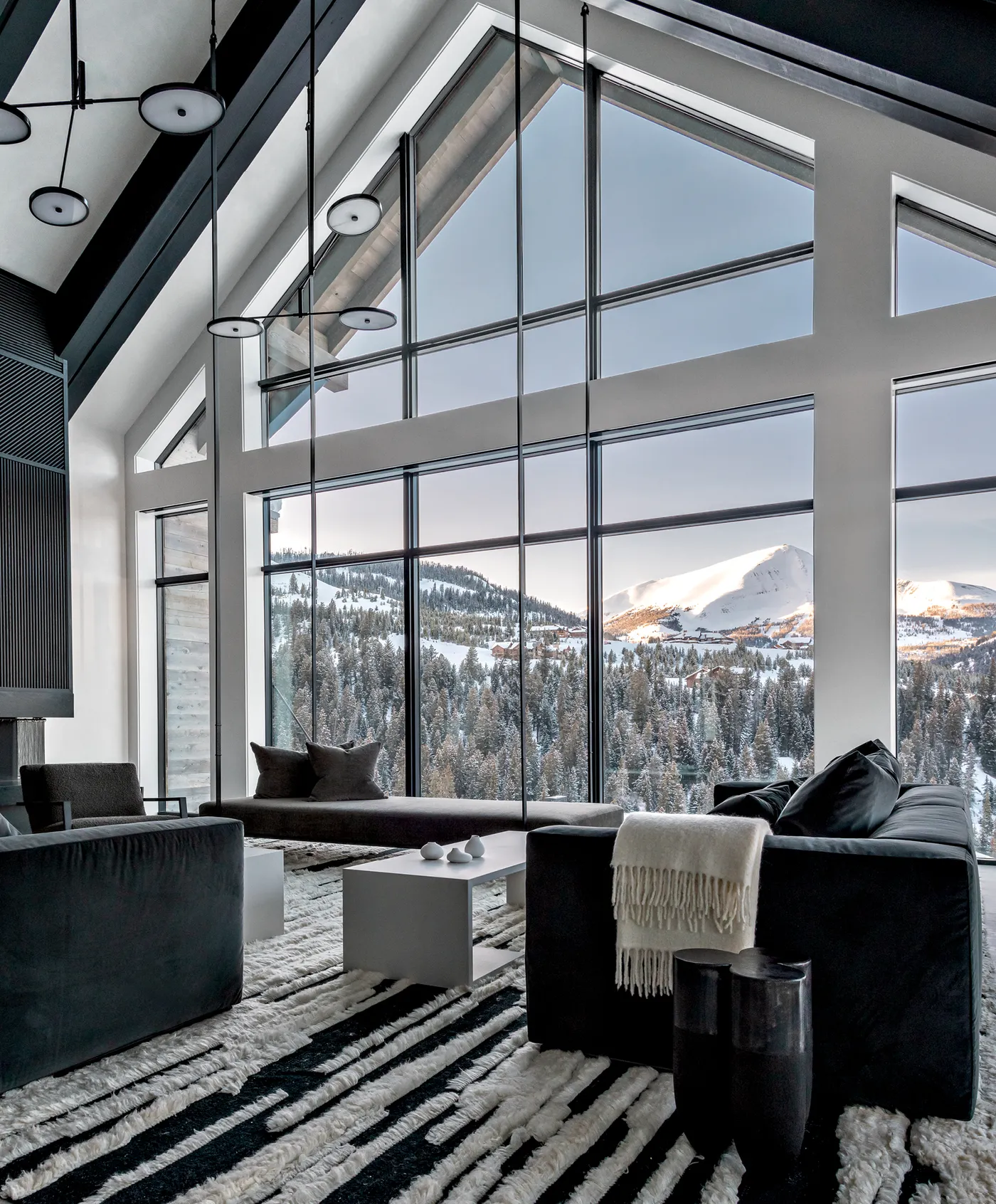 Locati Architects Creates A Modern Mountain Home In Montana | LUXE Interiors + Design