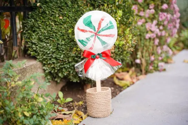 Lollipop Lawn Decor Christmas Candy Yard Signs, Lollipop Holiday Lawn Decorations With Sta – Voila Print Inc