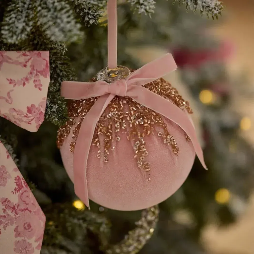 LoveShackFancy x Pottery Barn Round Ornaments Christmas Tree Holiday Set of  6 ptaufiqphotography.com
