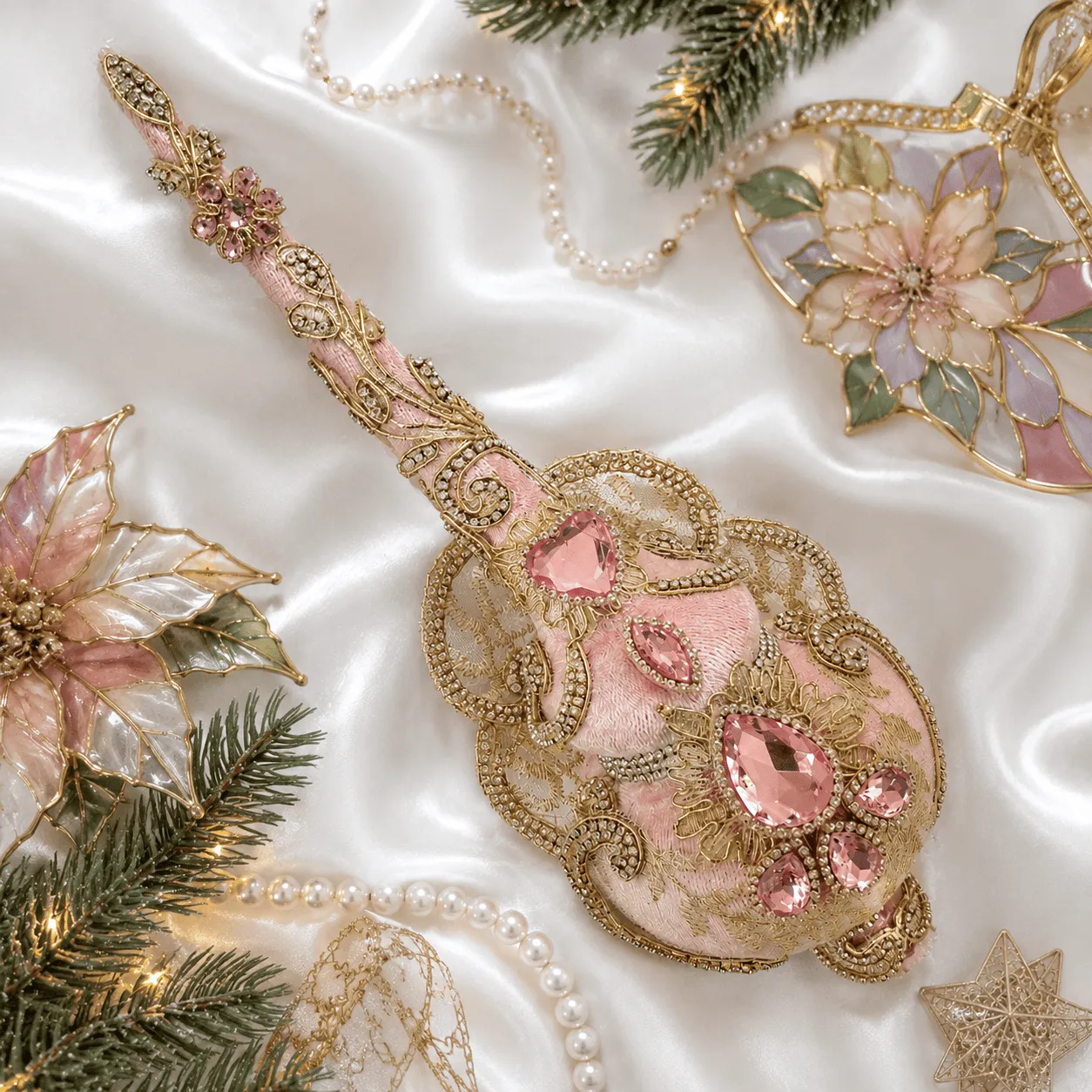Luxury Velvet Christmas Tree Toppers: Handmade Elegance
