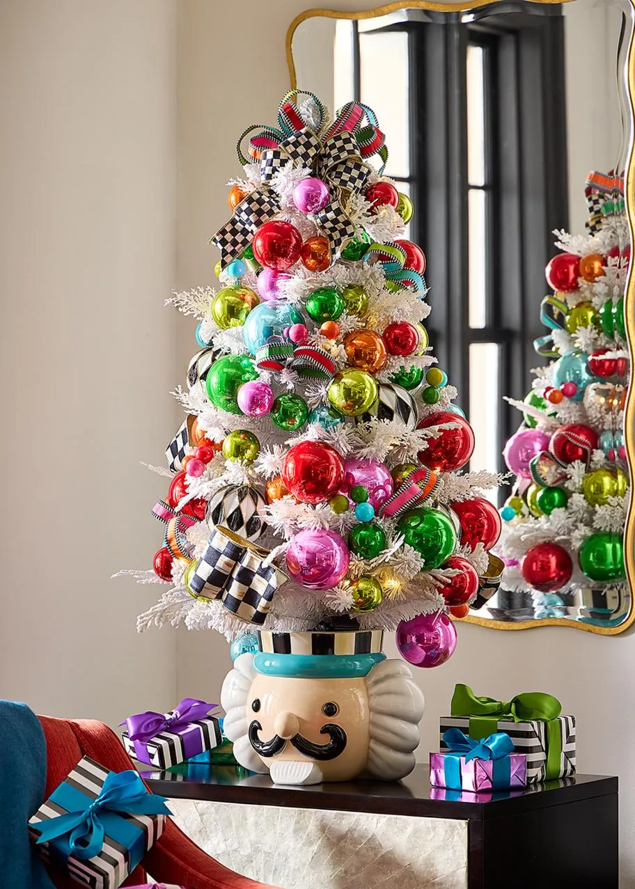 MacKenzie-Childs Confetti Christmas Potted Tree - Bergdorf Goodman