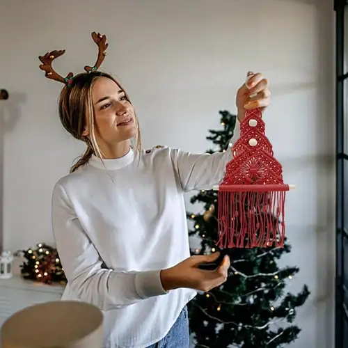 macrame christmas tree diy - Iceland