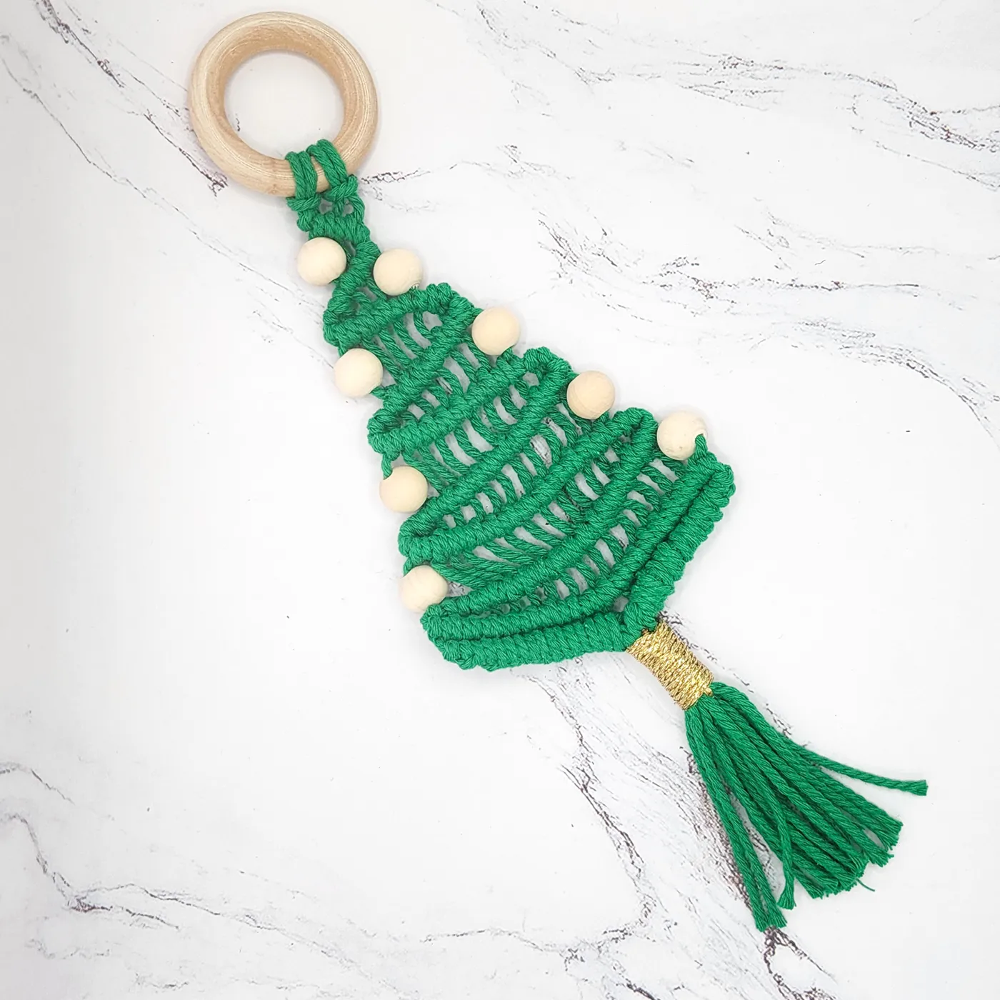Macrame Christmas Tree Ornament | Handmade Boho Holiday Decor – Ona  Homestyle