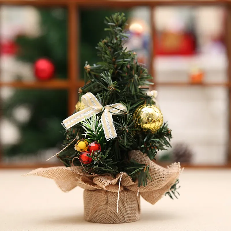 Mini Green Christmas Tree Small Bow Decoration Party Supplies Holiday New  Year's Christmas Golden | Shopee Philippines