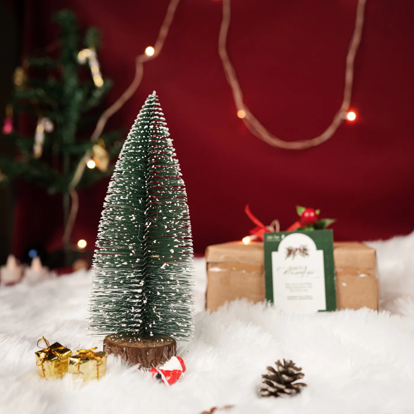 Mini Pine Tree Decor | Small Christmas Tree India